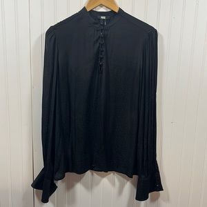 PAIGE black long sleeve blouse